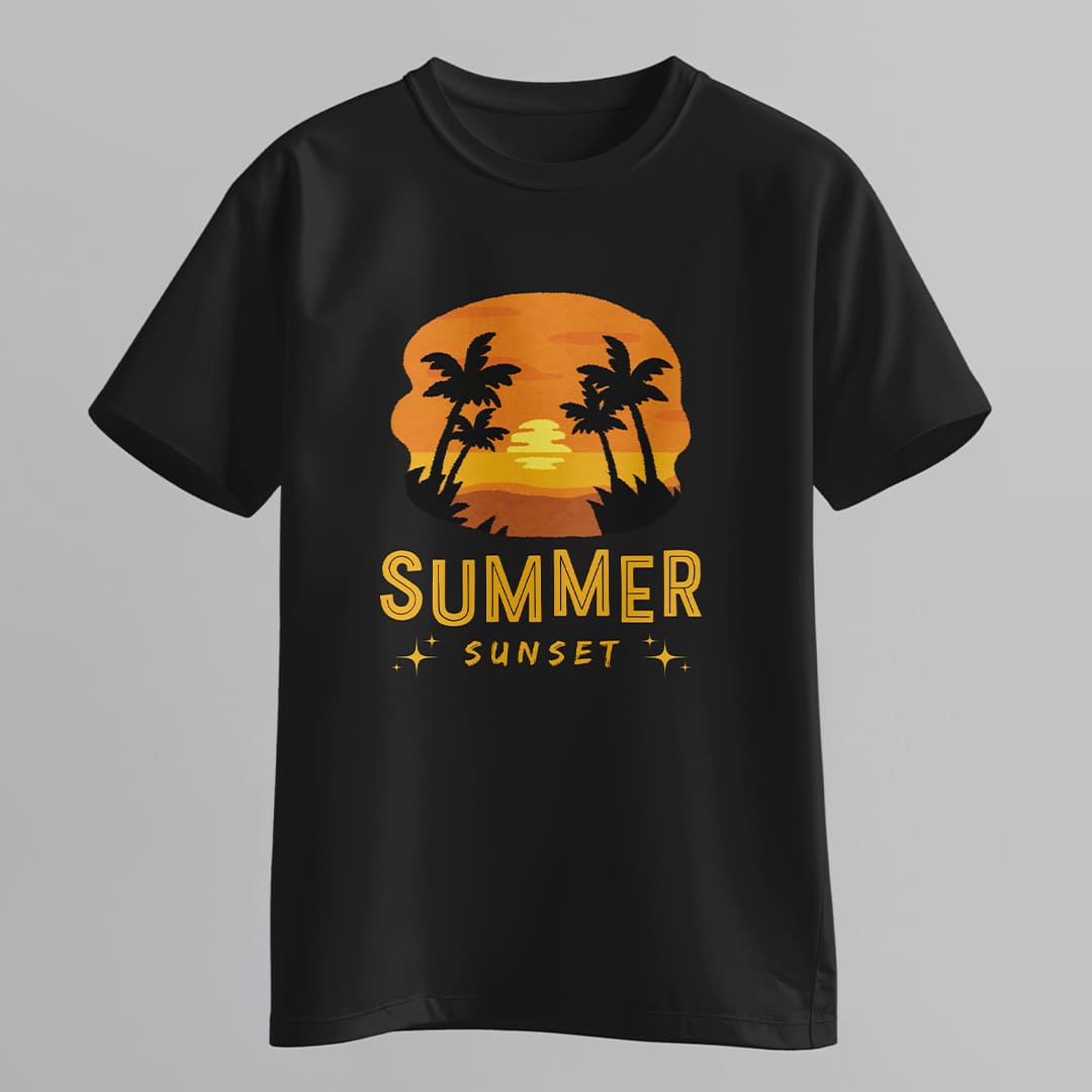 Áo Thun Summer Sunset – Vibe Nhiệt Đới Rực Rỡ - Summer Energy