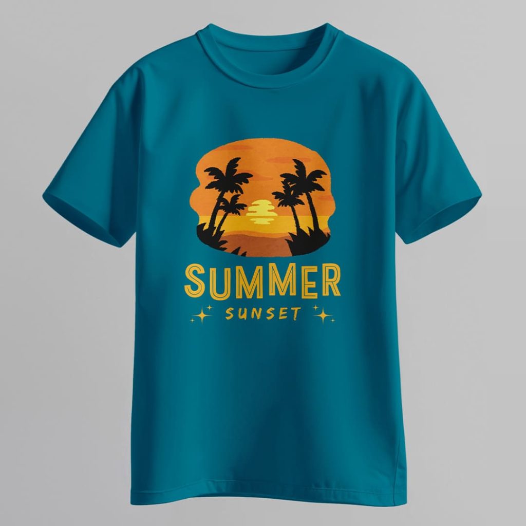 Áo Thun Summer Sunset – Vibe Nhiệt Đới Rực Rỡ - Summer Energy