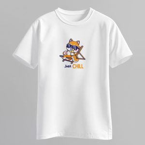 Just Chill – Áo Thun Hình Mèo Nằm Ghế Thư Giãn Cute Mùa Hè - Summer Energy