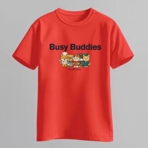 Áo Thun Những Người Bạn Siêng Năng - Busy Buddies - Cute Jobs Collection