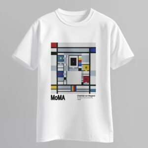 Áo thun nghệ thuật MoMA Grid Harmony Tee – Tối giản & cuốn hút- MoMA Inspired