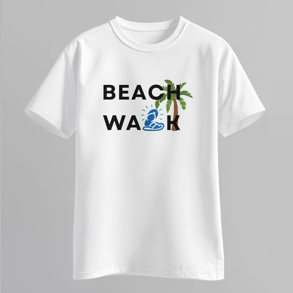 Beach Walk – Áo Thun Hè Mát Lạnh rất Chill- Pop Art - Minimal Summer