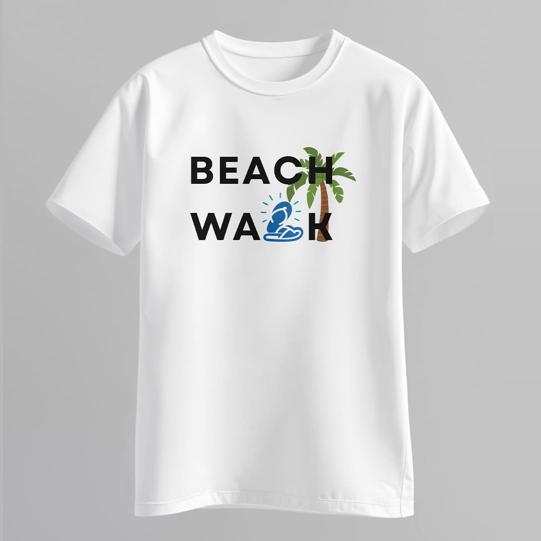 Beach Walk – Áo Thun Hè Mát Lạnh rất Chill- Pop Art - Minimal Summer