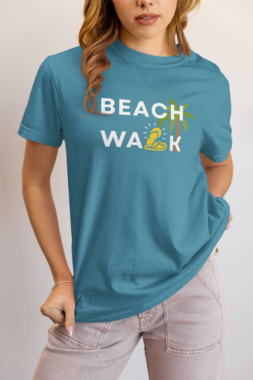 Beach Walk – Áo Thun Hè Mát Lạnh rất Chill- Pop Art - Minimal Summer