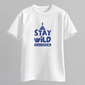 Áo Thun Stay Wild – Tự Do & Cá Tính -Typography Basic
